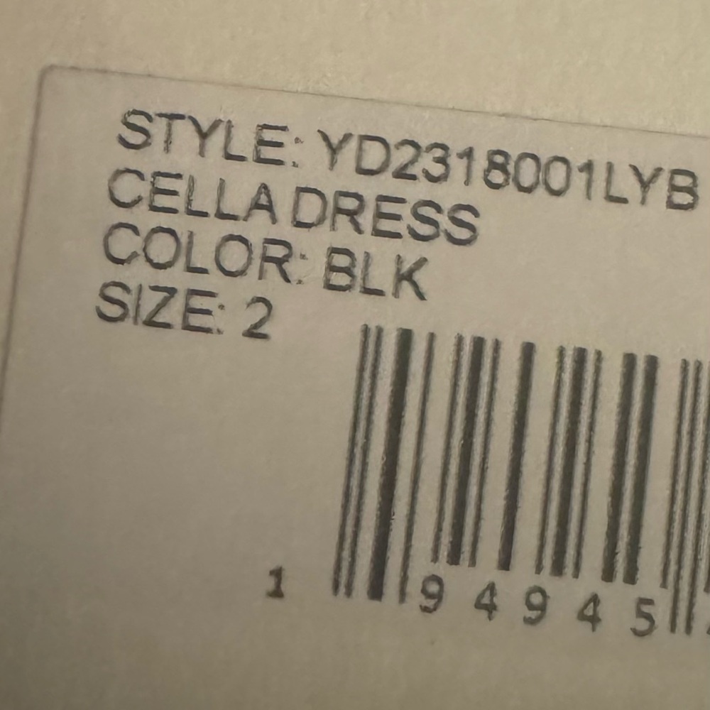 NWT LIKELY BLACK CELLA LAYERED RUFFLE DRESS SZ 2 - Picture 7 of 7